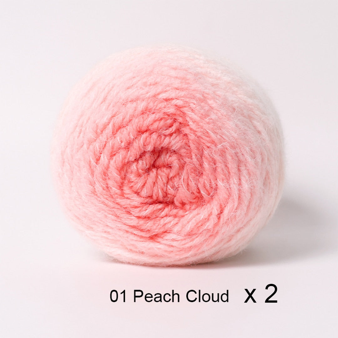 Ombre Yarn Cakes – Gradient Yarn for Crocheting Blankets