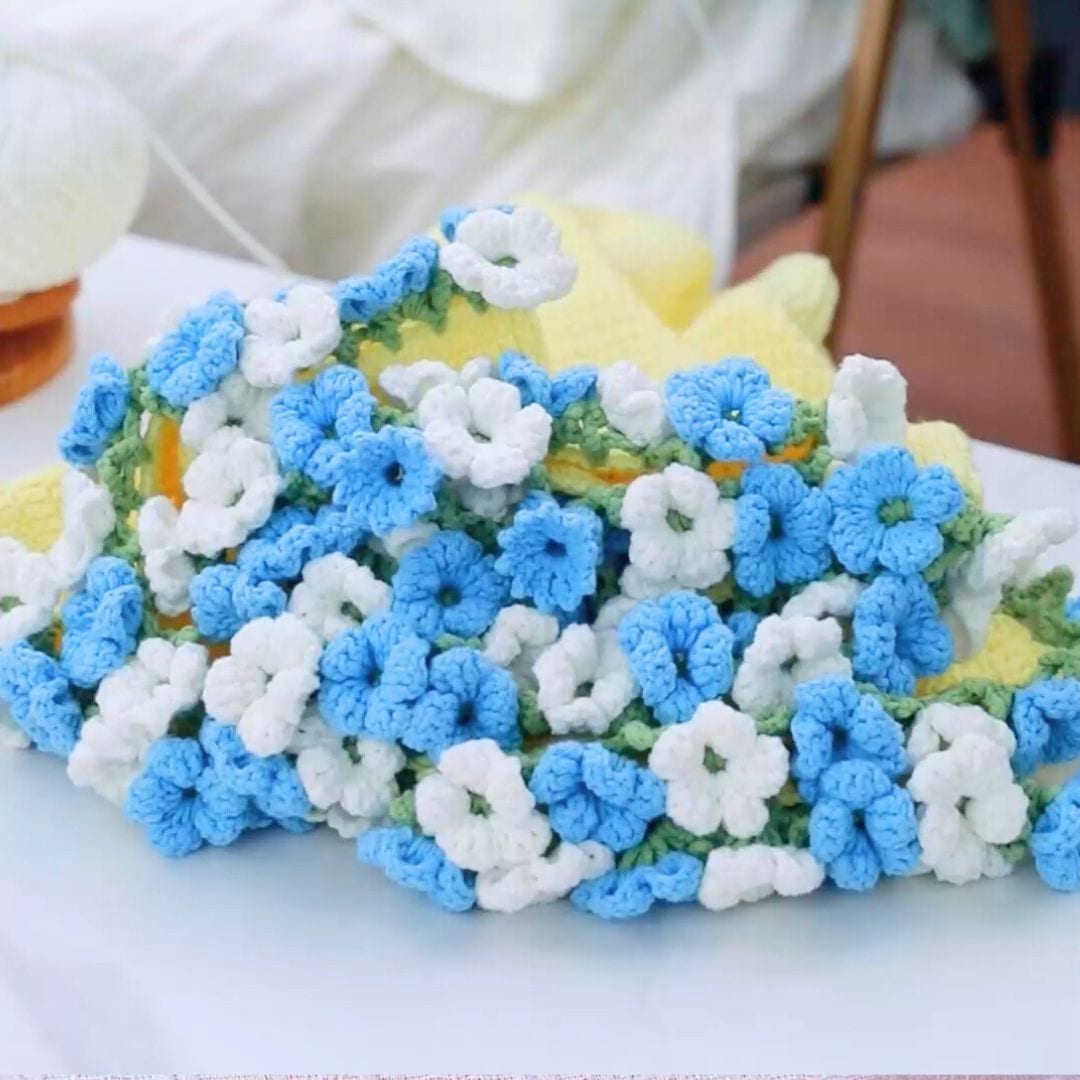 Crochet Hydrangea Blanket Pattern