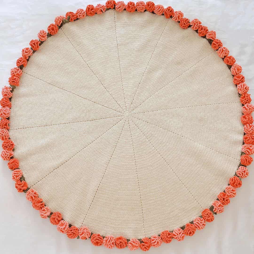 Crochet Carnation Blanket Pattern