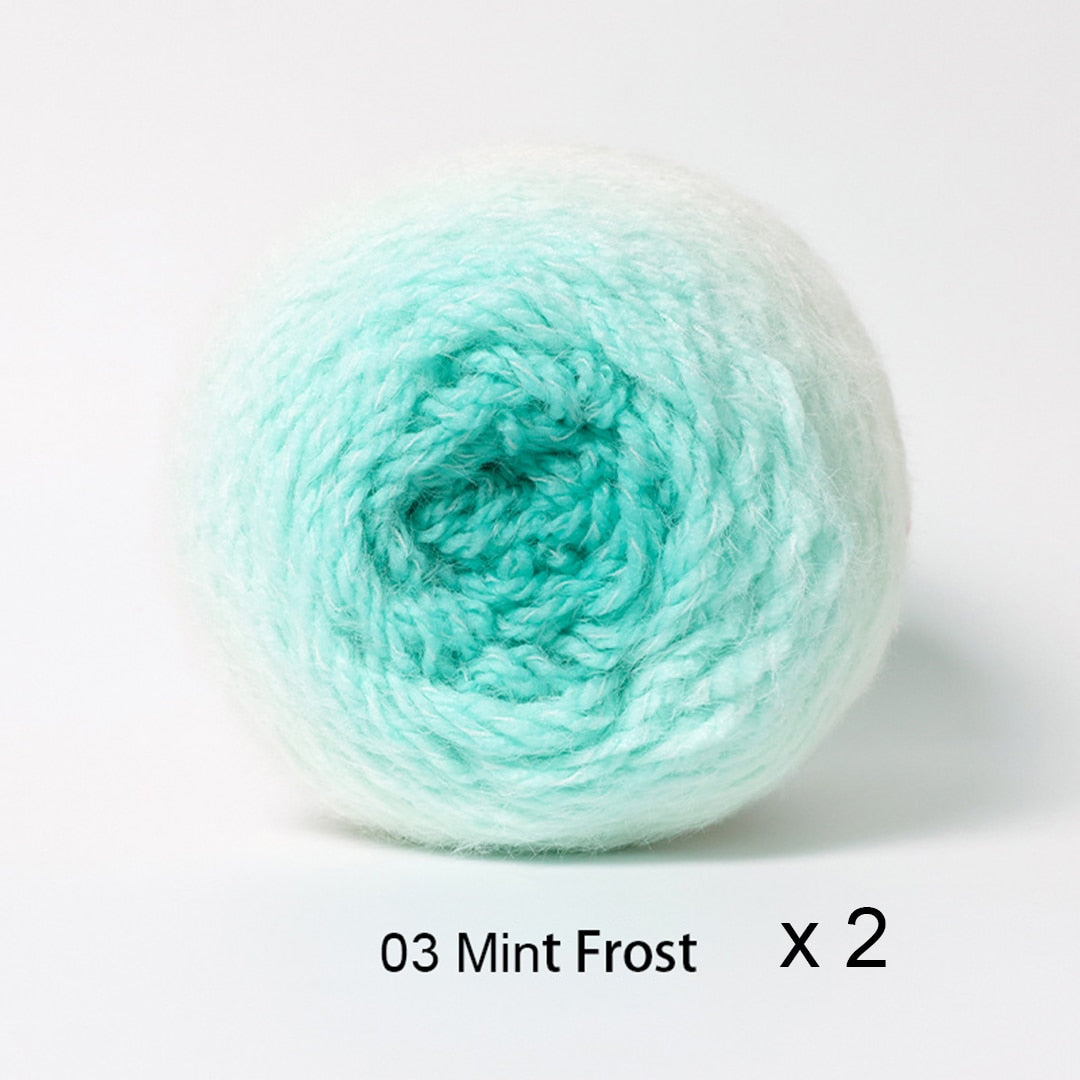 Ombre Yarn Cakes – Gradient Yarn for Crocheting Blankets
