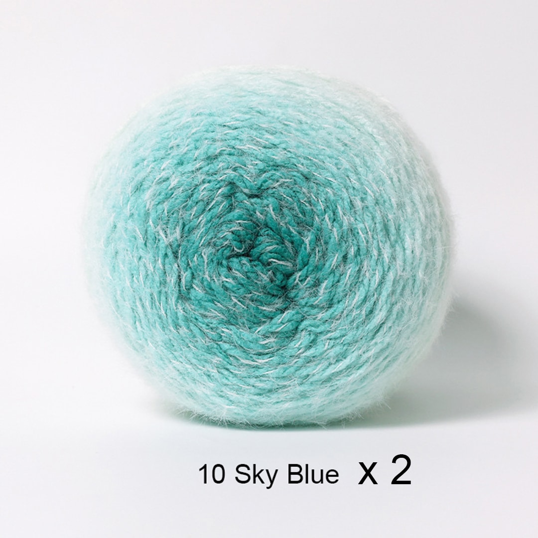 Ombre Yarn Cakes – Gradient Yarn for Crocheting Blankets