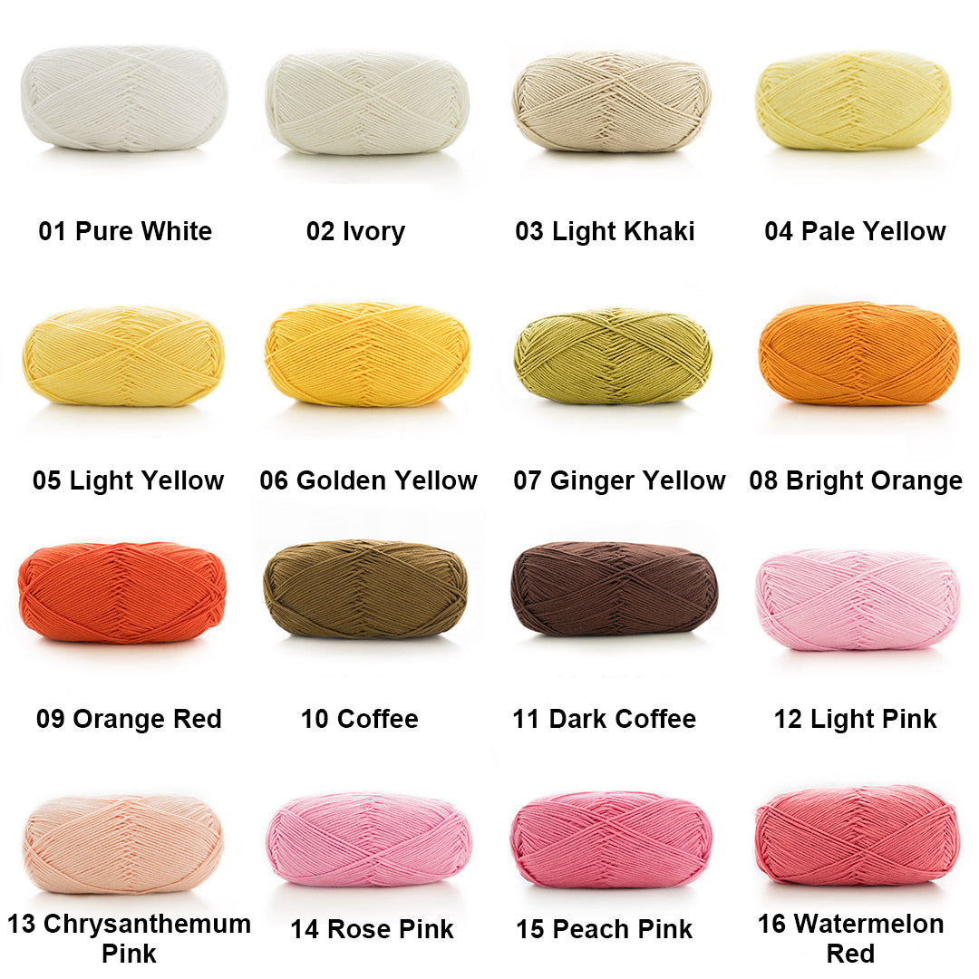 Milk Soft 5-Ply Cotton Yarn