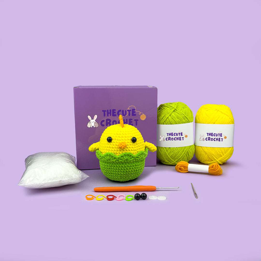 No-Sew Chirpy the Easter Chick Crochet Kit