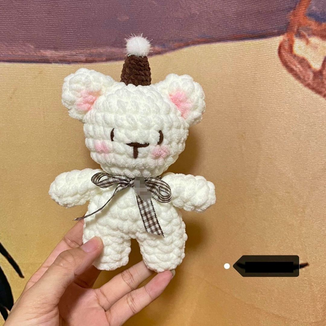 Handmade Soft Crochet Bear