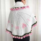 I ❤️ MOM Crochet Bouquet Blanket