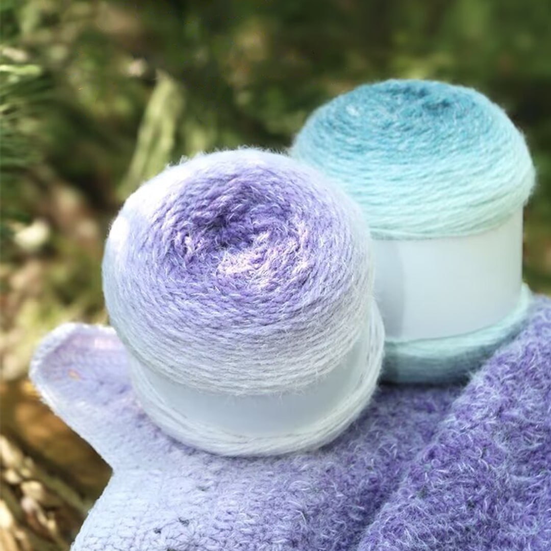 Ombre Yarn Cakes – Gradient Yarn for Crocheting Blankets