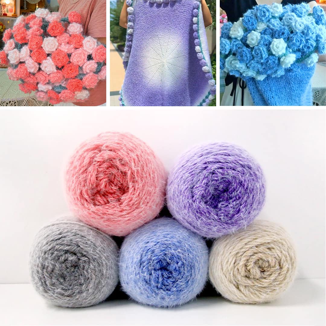 Ombre Yarn Cakes – Gradient Yarn for Crocheting Blankets