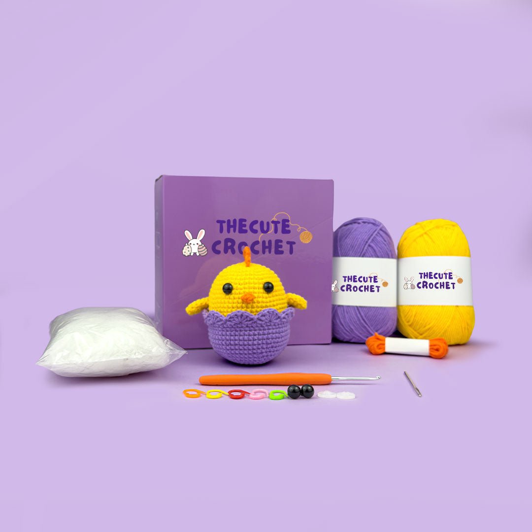 Chirpy the Easter Chick Crochet Kit - TheCuteCrochet