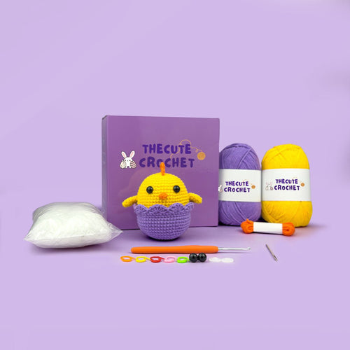 Chirpy the Easter Chick Crochet Kit - TheCuteCrochet
