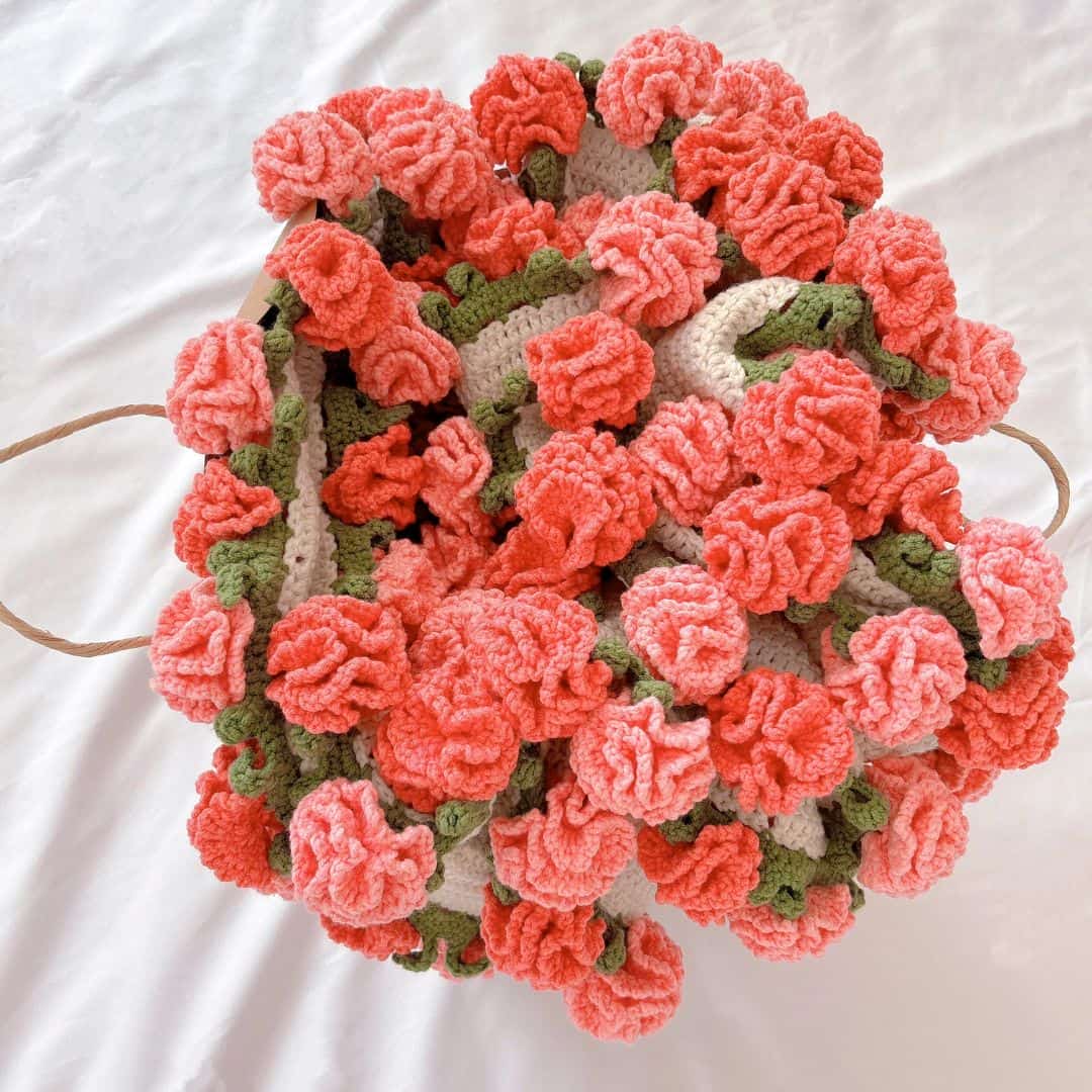 Crochet Carnation Blanket Pattern - TheCuteCrochet