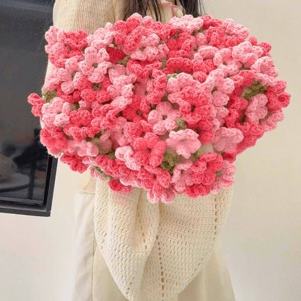 Crochet Hydrangea Blanket Pattern - TheCuteCrochet