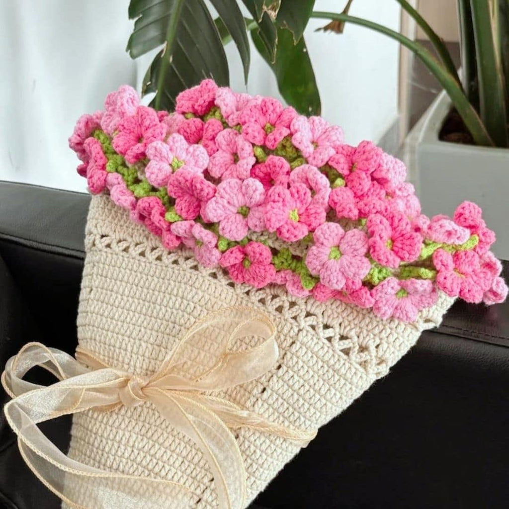 Crochet Hydrangea Blanket Pattern - TheCuteCrochet