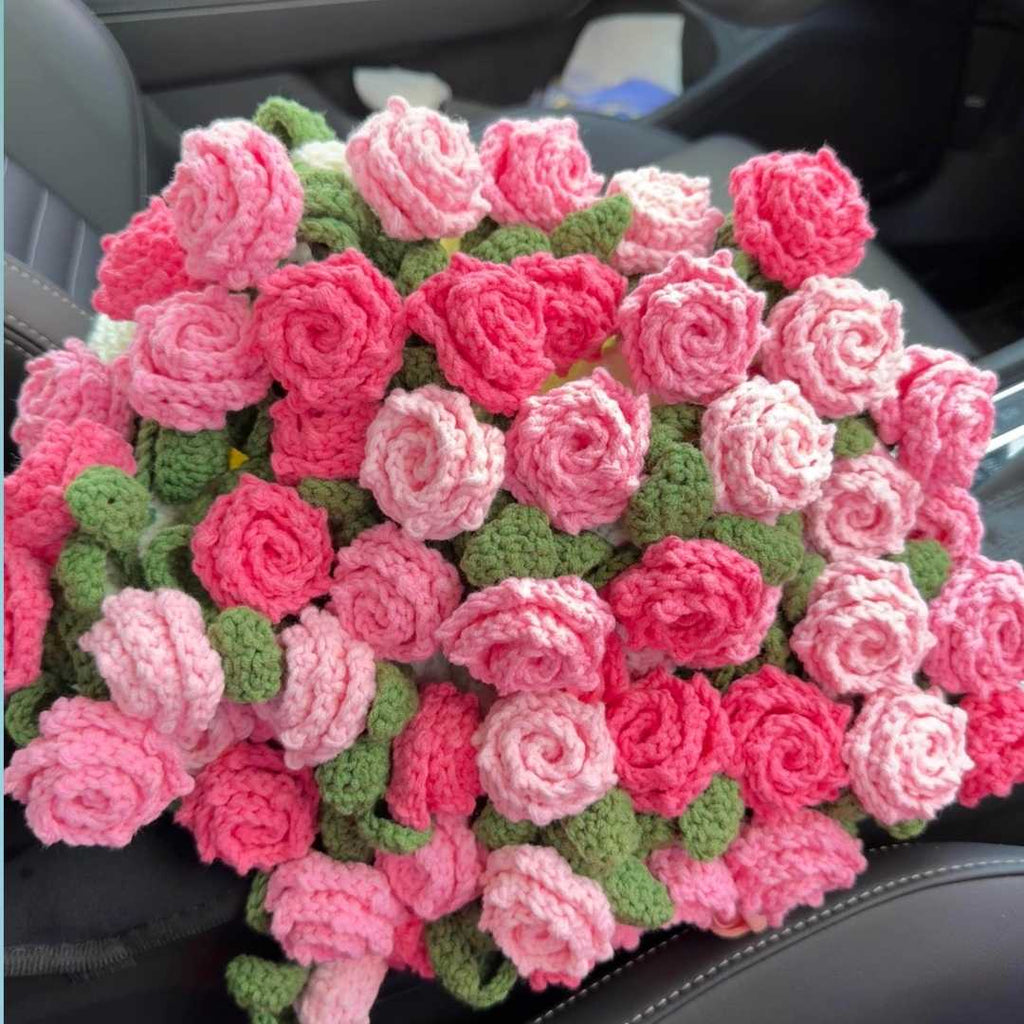 Crochet Pointed Rose Blanket Kit - TheCuteCrochet