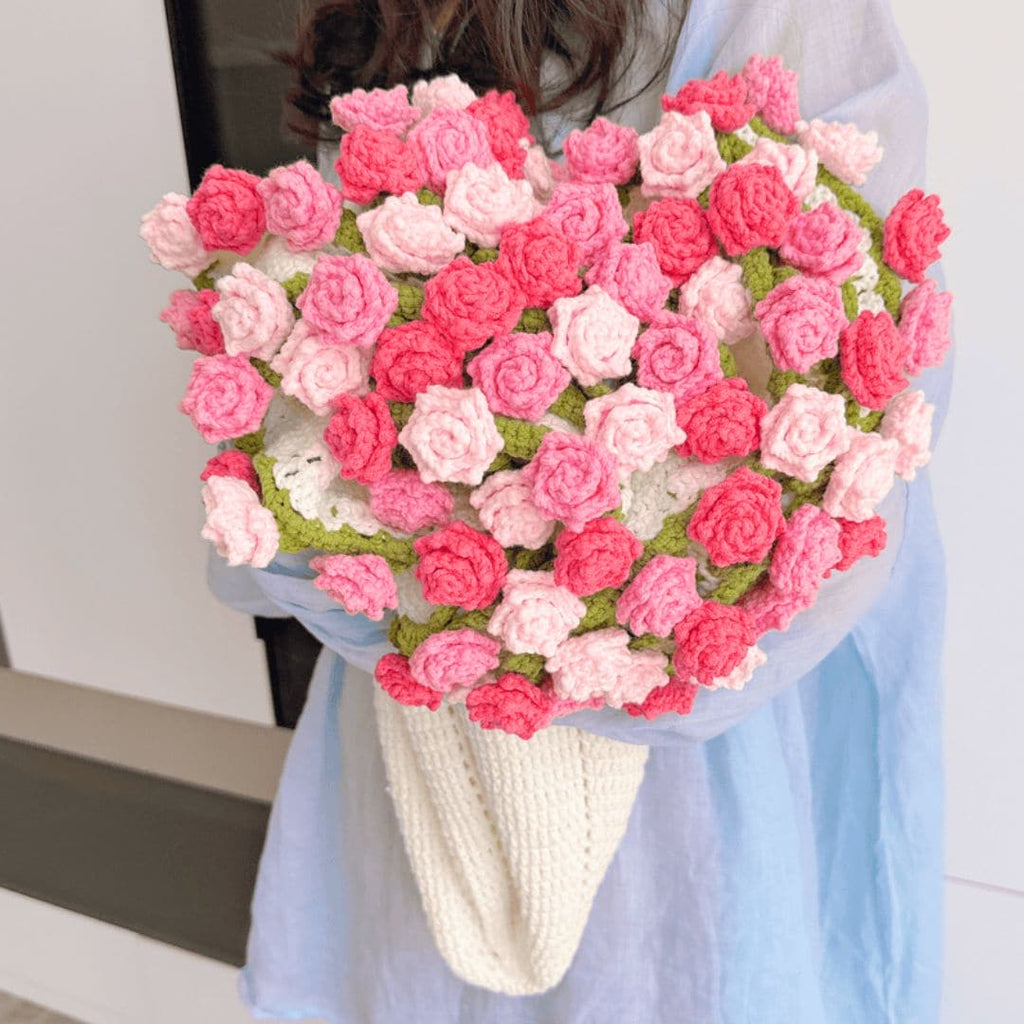 Crochet Pointed Rose Blanket Pattern - TheCuteCrochet