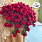 Crochet Rose Blanket Pattern - TheCuteCrochet