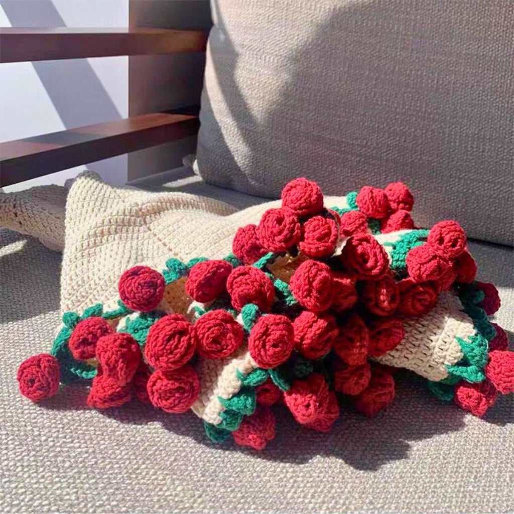 Crochet Rose Blanket Pattern - TheCuteCrochet