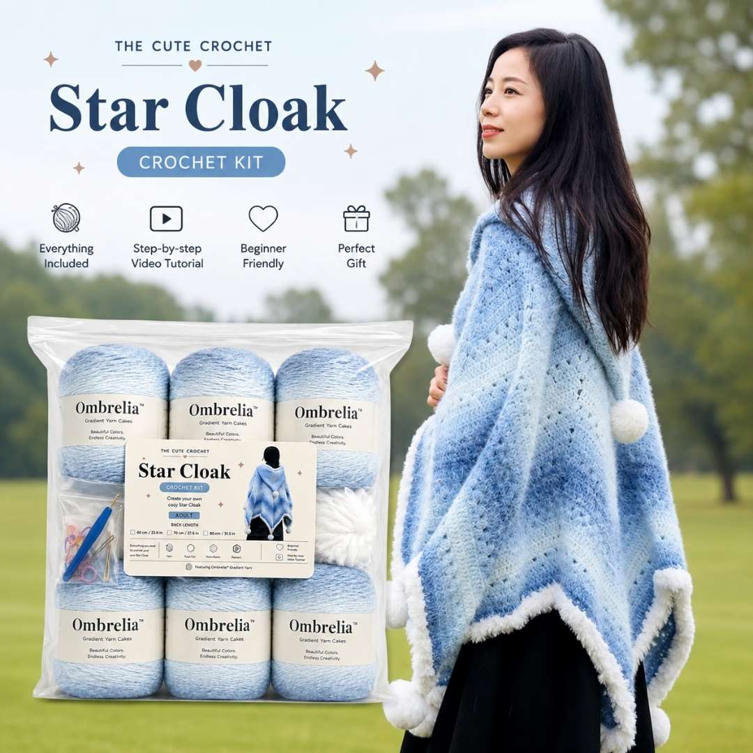 Crochet Star Cloak Kit - TheCuteCrochet