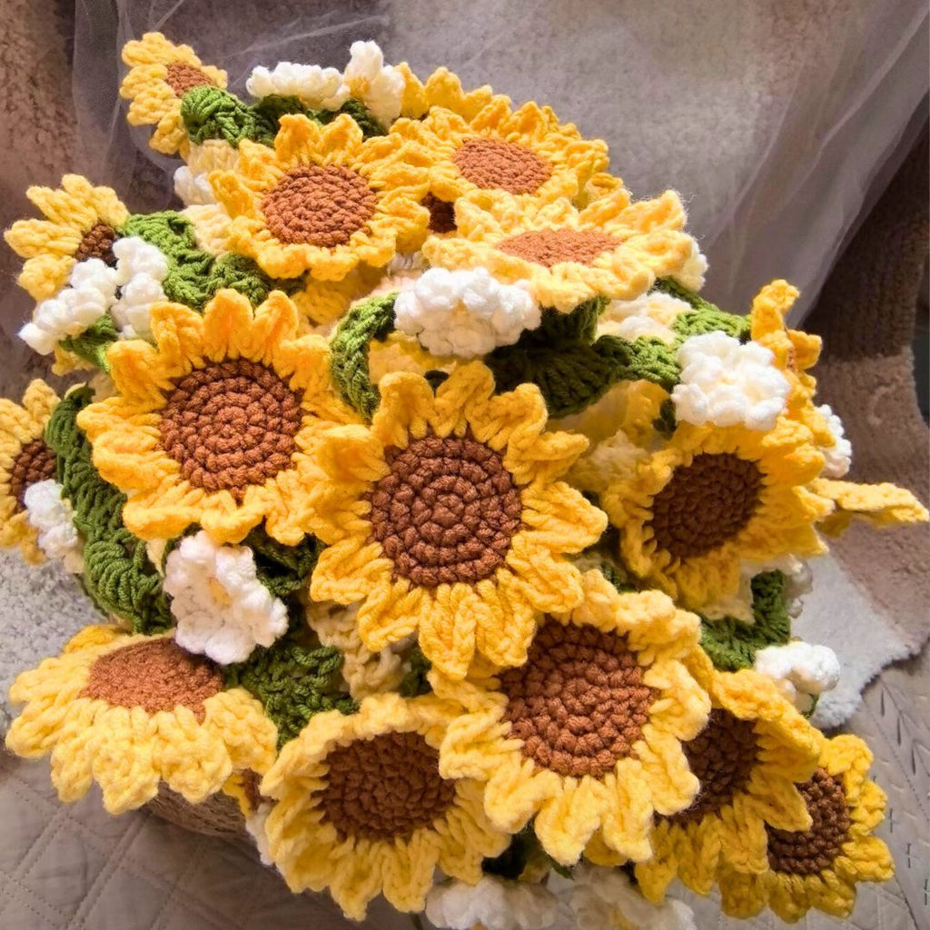 Crochet Sunflower Blanket - TheCuteCrochet