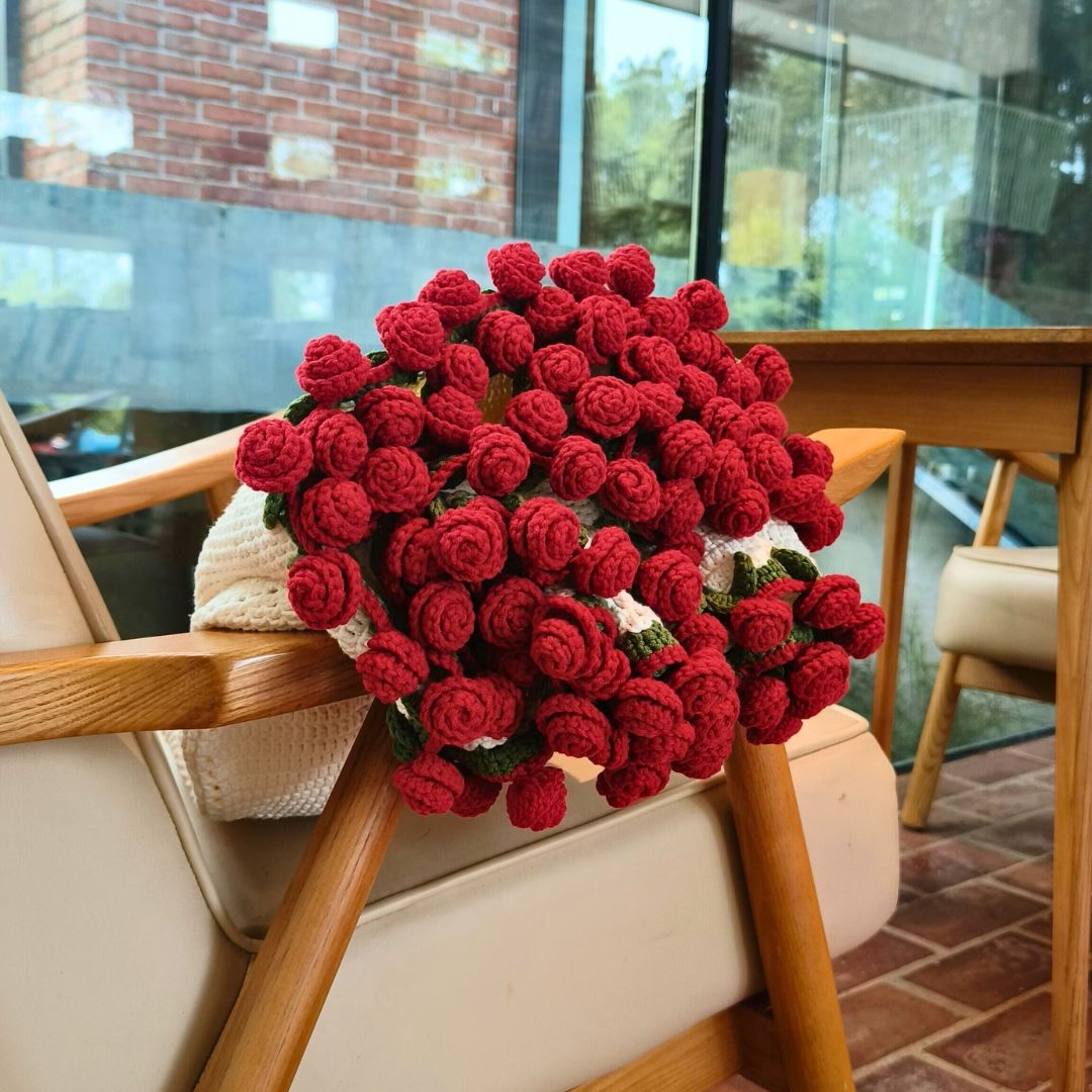 Crochet Rose Blanket Pattern