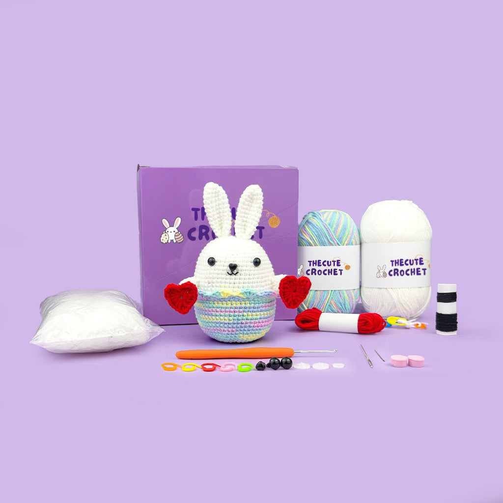 Fidget Spinner Bunny Crochet Kit - TheCuteCrochet
