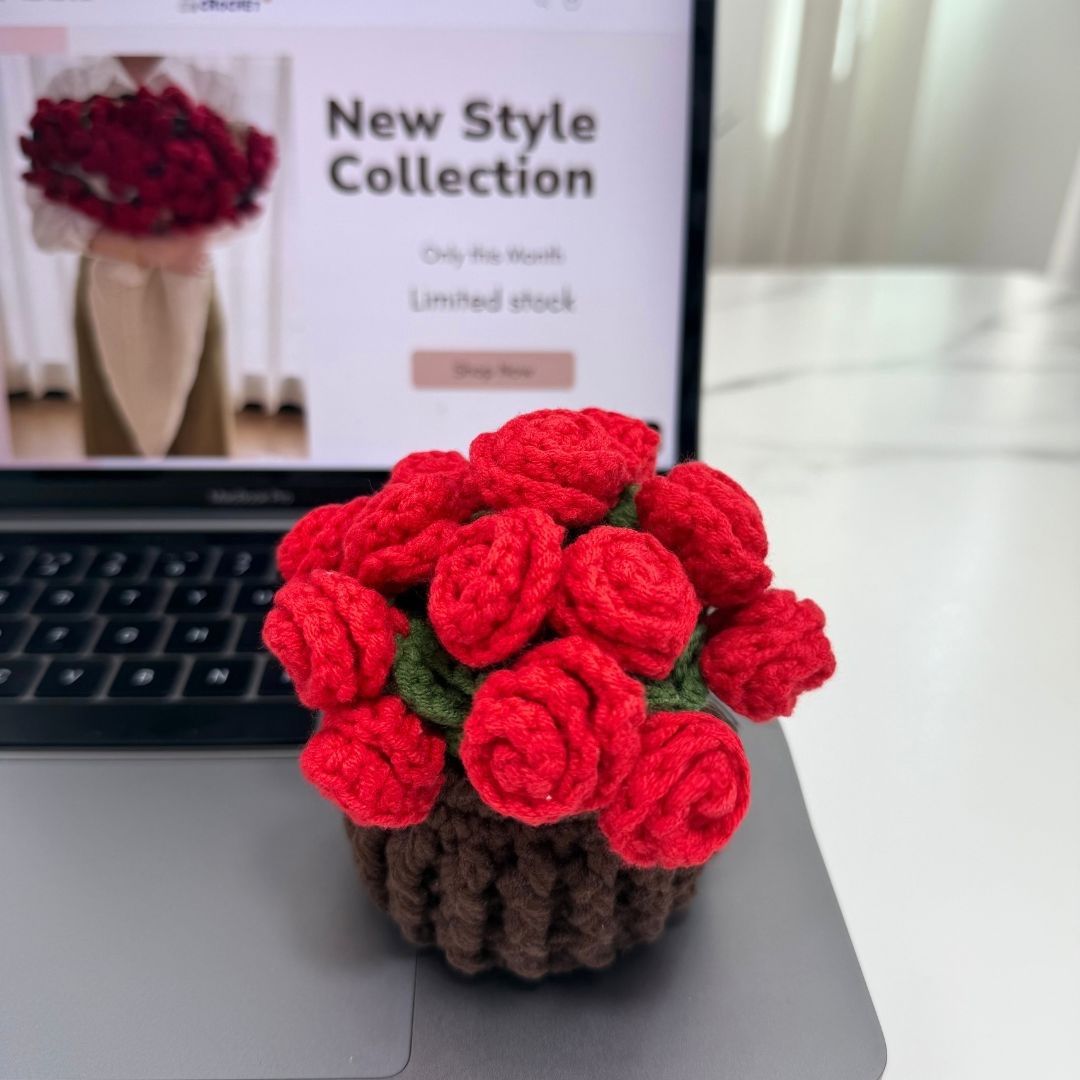 Handmade Crochet Flower Coaster - TheCuteCrochet