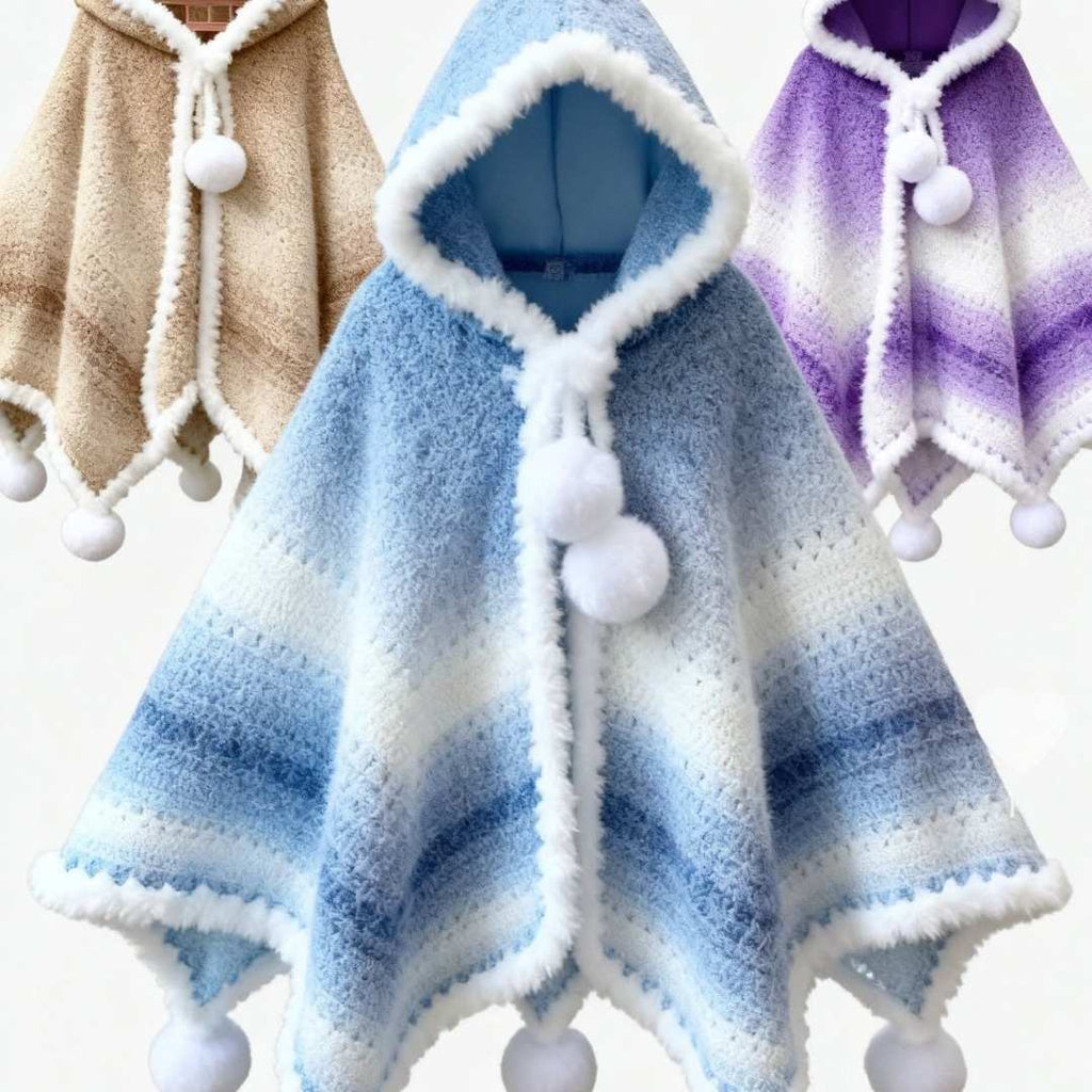 Handmade Crochet Star Cape for Kids - TheCuteCrochet