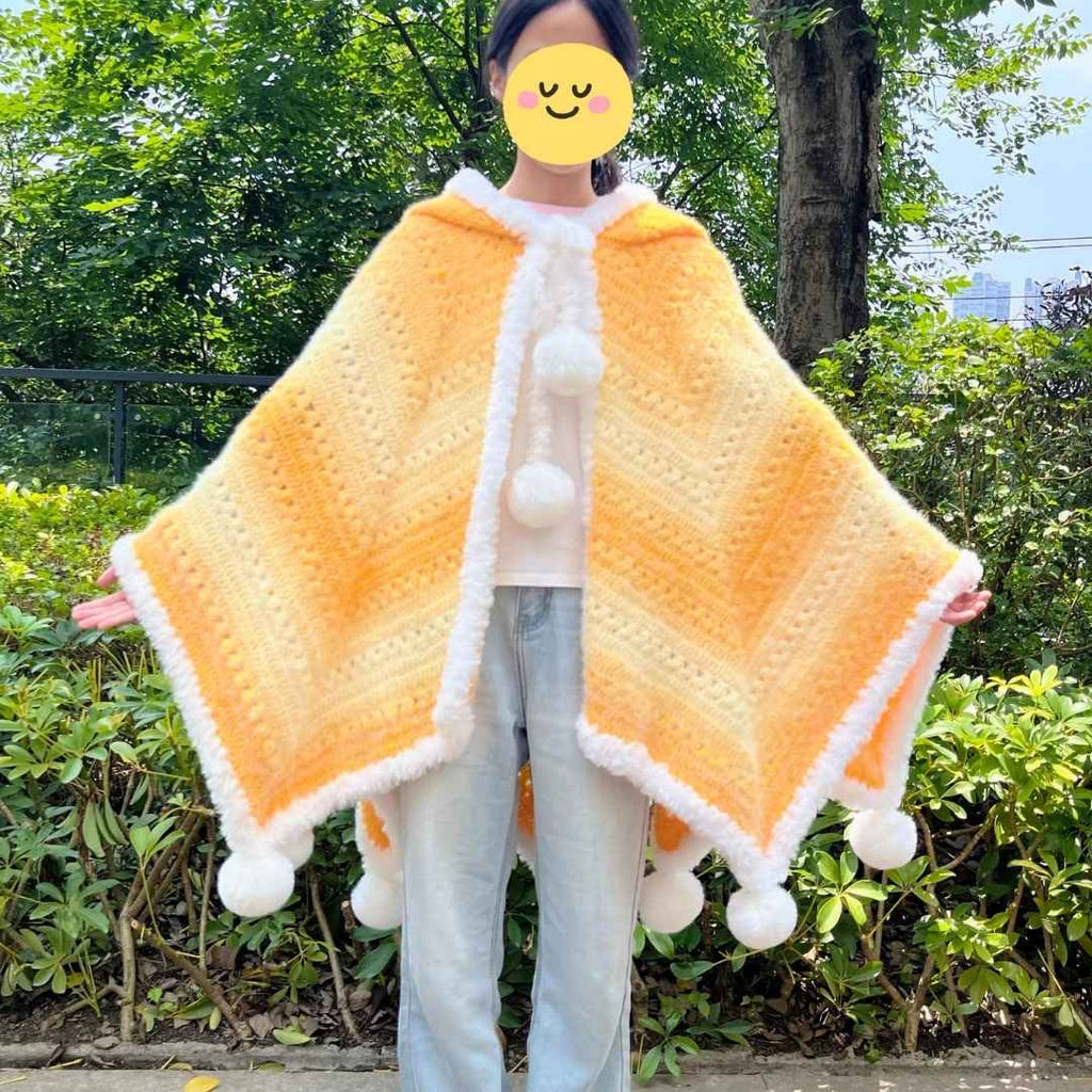 Handmade Crochet Star Cloak for Adults - TheCuteCrochet