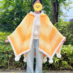 Handmade Crochet Star Cloak for Adults - TheCuteCrochet