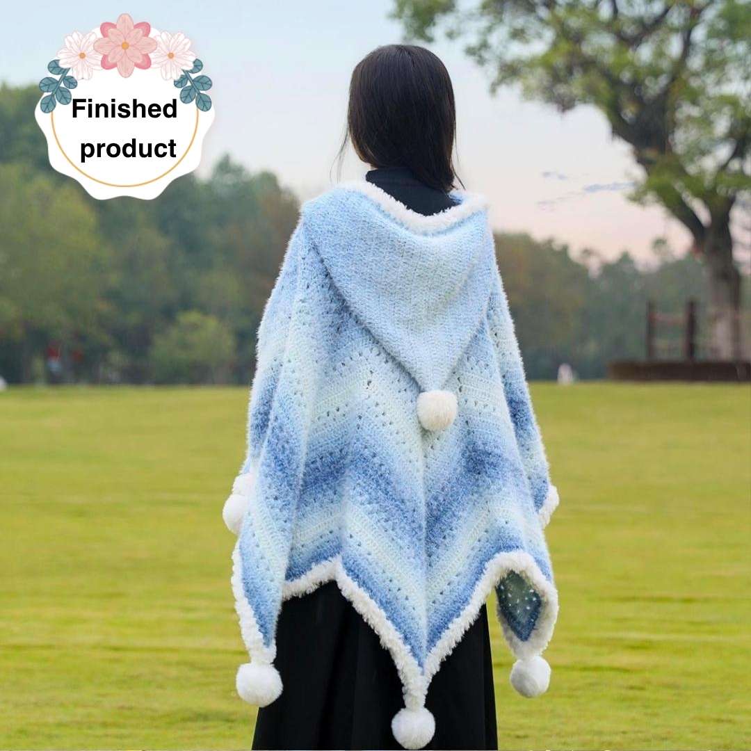 Handmade Crochet Star Cloak for Adults - TheCuteCrochet