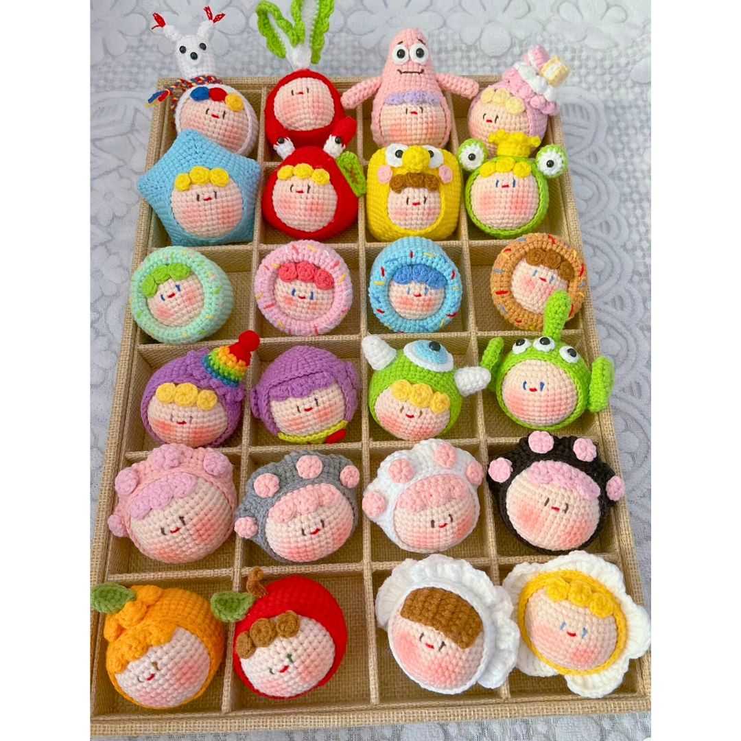 Handmade Crochet Vegetable & Flower Dolls - TheCuteCrochet