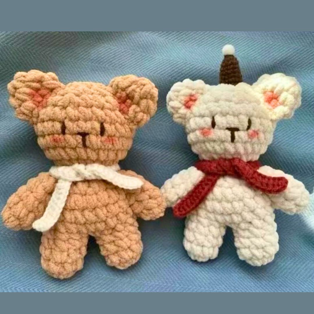 Handmade Soft Crochet Bear - TheCuteCrochet