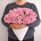 I ❤️ MOM Crochet Bouquet Blanket - TheCuteCrochet