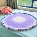 Lavender Dream Rose Bouquet Blanket - TheCuteCrochet