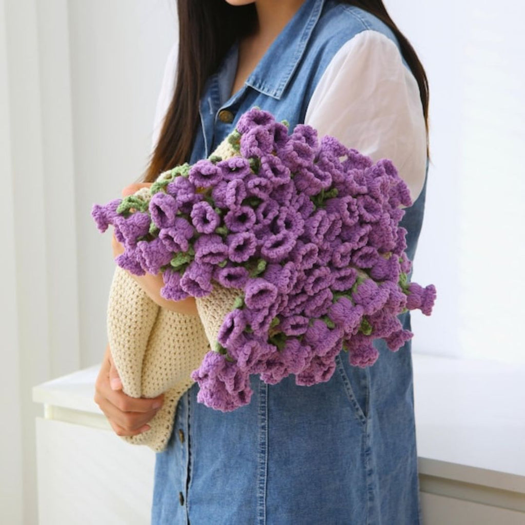 Lily of the Valley Crochet Blanket - TheCuteCrochet