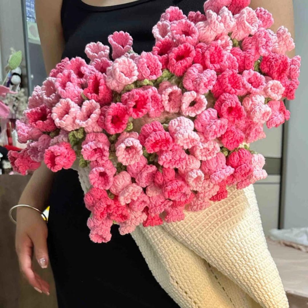 Lily of the Valley Crochet Blanket - TheCuteCrochet