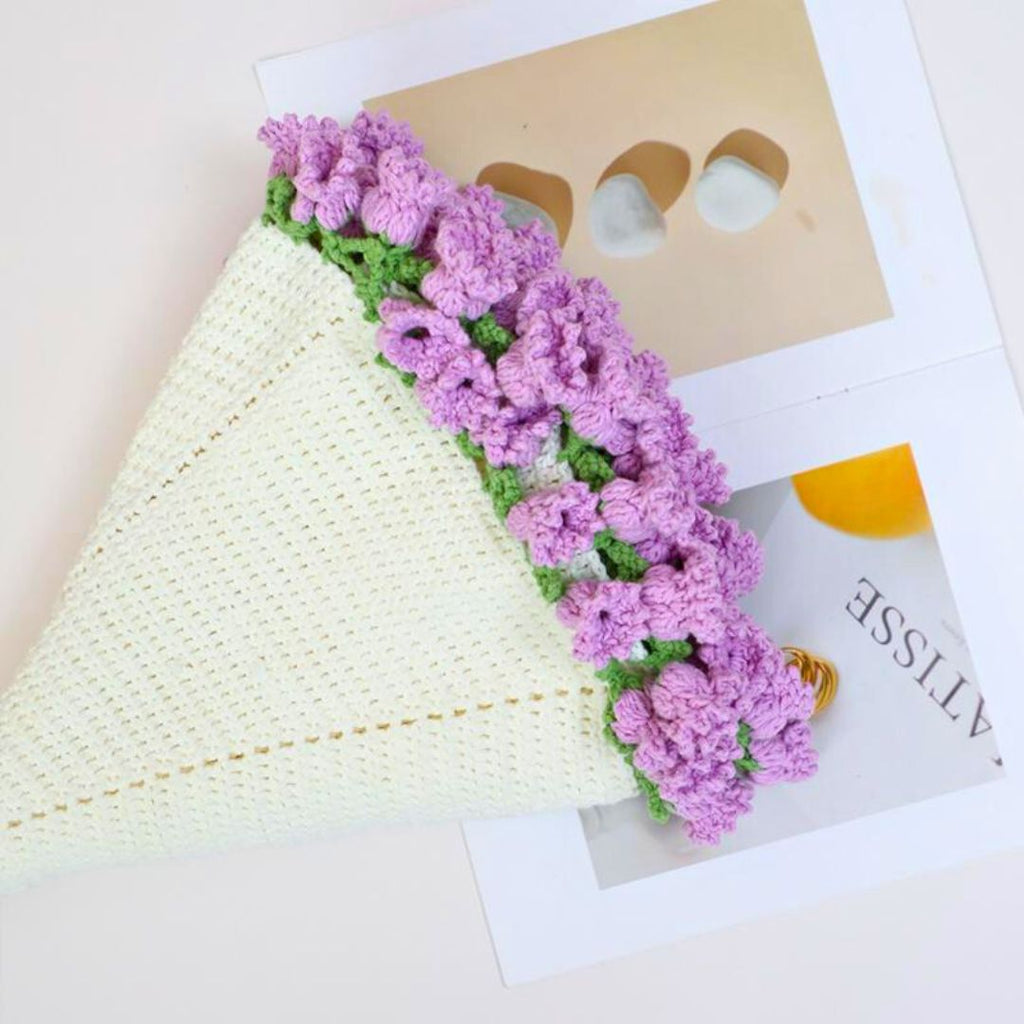 Lily of the Valley Crochet Blanket - TheCuteCrochet