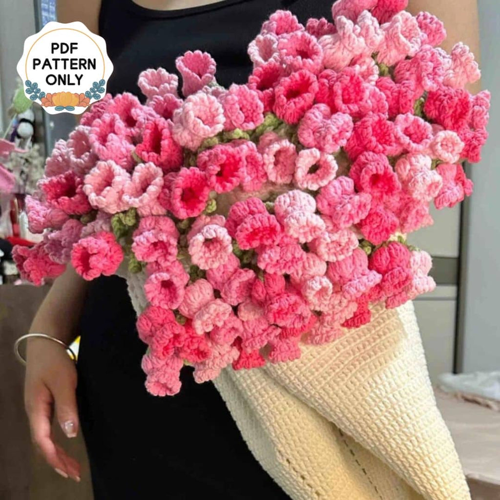 Lily of the Valley Crochet Blanket Pattern - TheCuteCrochet