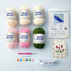 Lily of the Valley Crochet Bouquet Blanket Kit - TheCuteCrochet