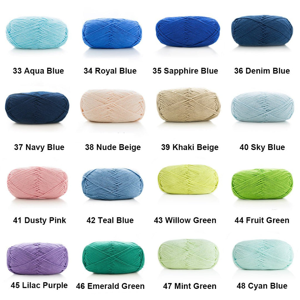 Milk Soft 5 - Ply Cotton Yarn - TheCuteCrochet