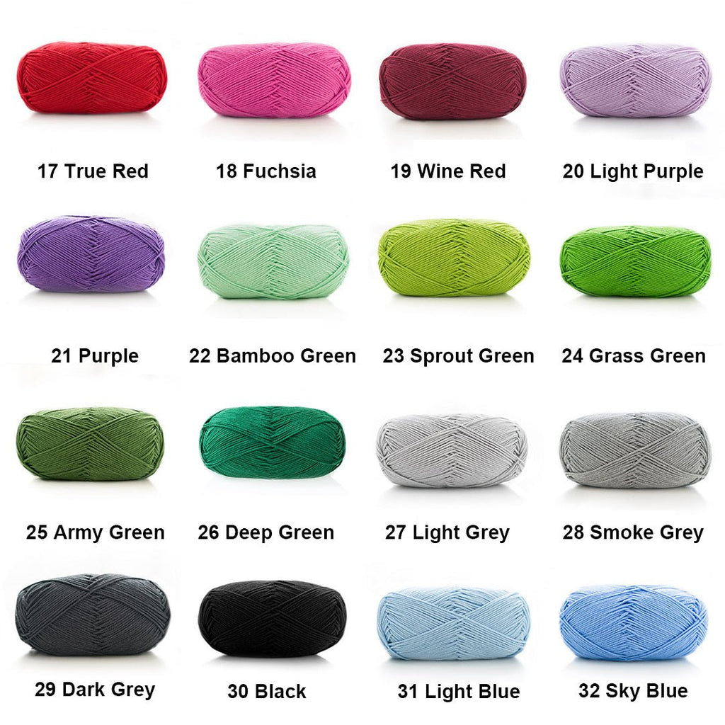 Milk Soft 5 - Ply Cotton Yarn - TheCuteCrochet