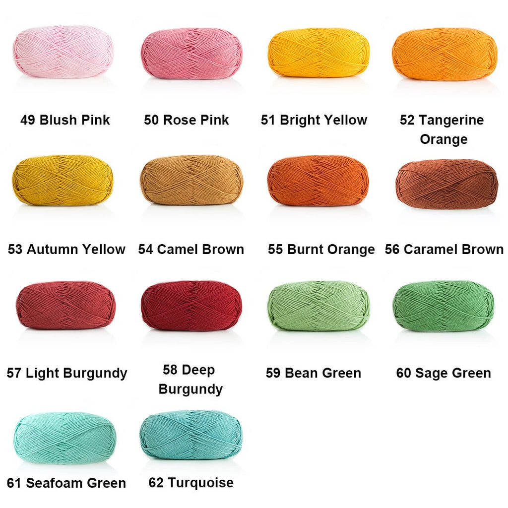 Milk Soft 5 - Ply Cotton Yarn - TheCuteCrochet