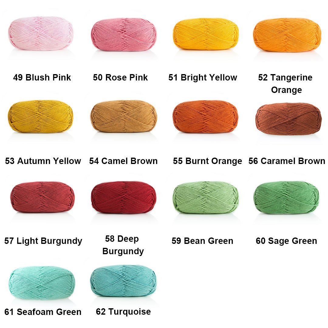 Milk Soft 5 - Ply Cotton Yarn - TheCuteCrochet