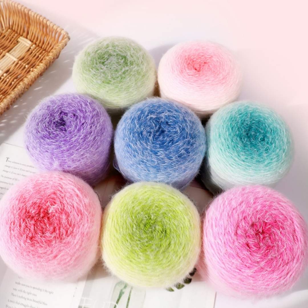 Ombre Yarn Cakes – Gradient Yarn for Crocheting Blankets - TheCuteCrochet