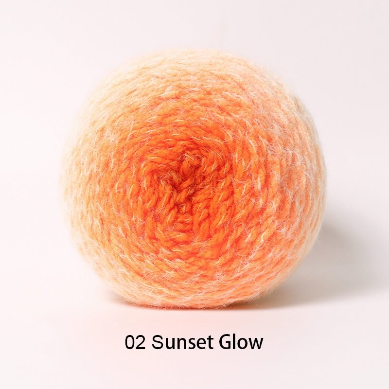 Ombre Yarn Cakes – Gradient Yarn for Crocheting Blankets - TheCuteCrochet