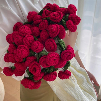 Rose Bouquet Blanket Crochet Kit