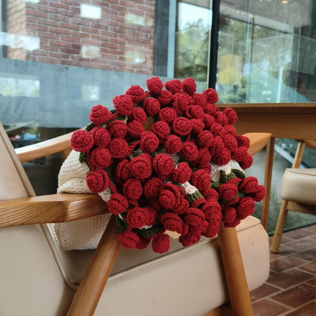 Crochet Flower Bouquet Blanket Pattern